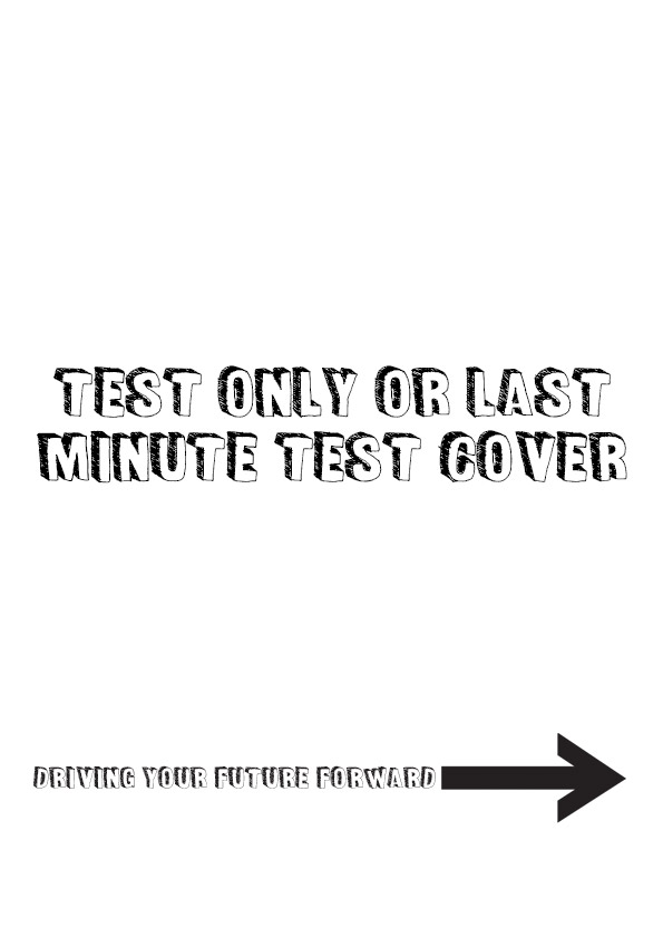 TEST ONLY OR LAST  MINUTE TEST COVER